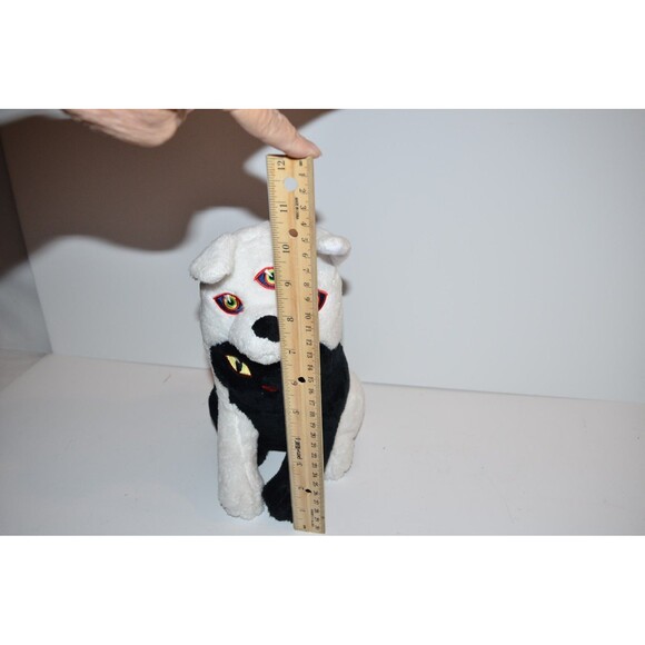 MEOW WOLF Cat Wolf Twisted Multiverse Plush Black White Stuffed Animal Toy 10" - Picture 6 of 6